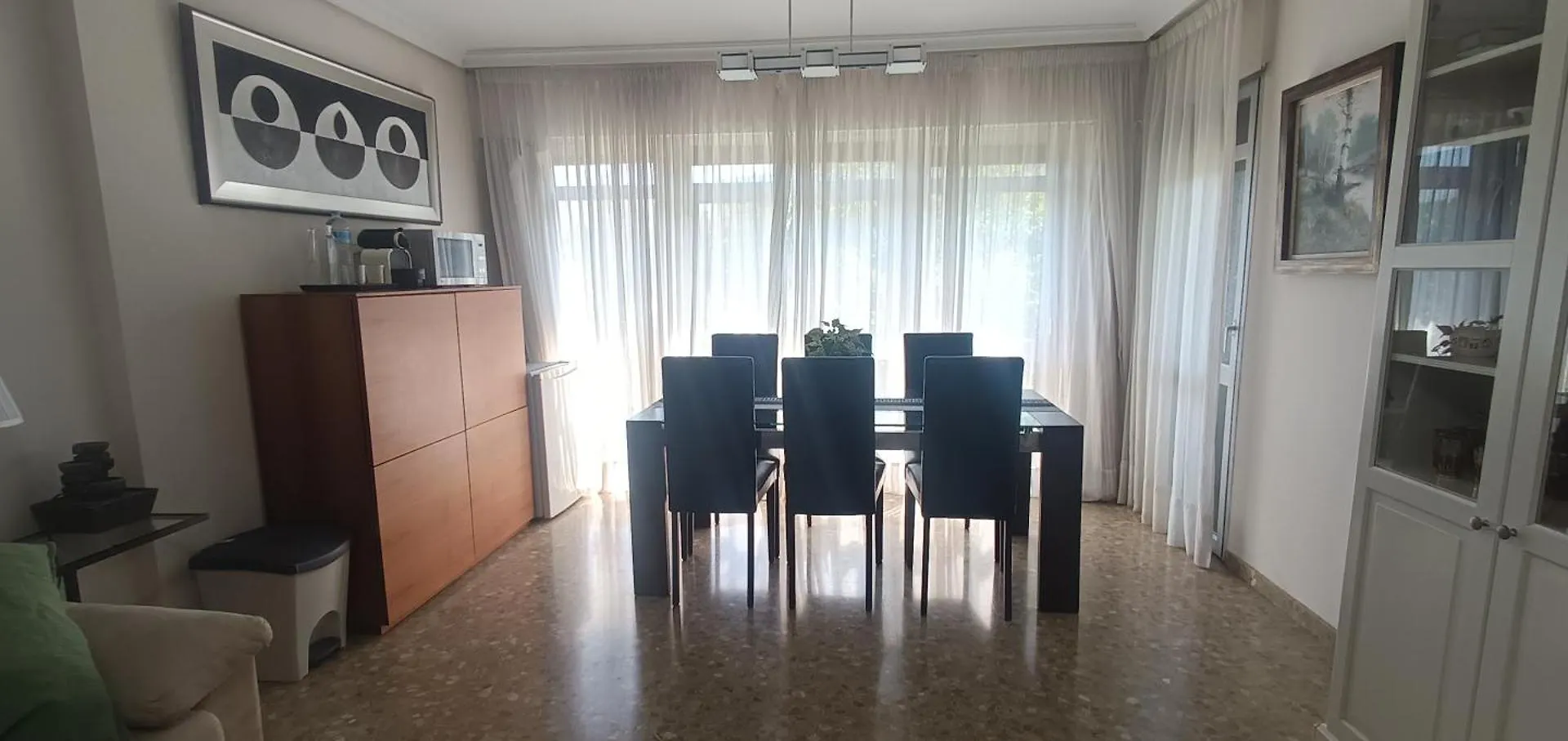 Bright apartment facing the river, Plaza España Sevilla