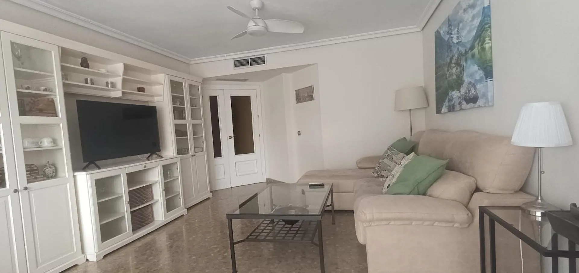 Bright apartment facing the river, Plaza España Sevilla