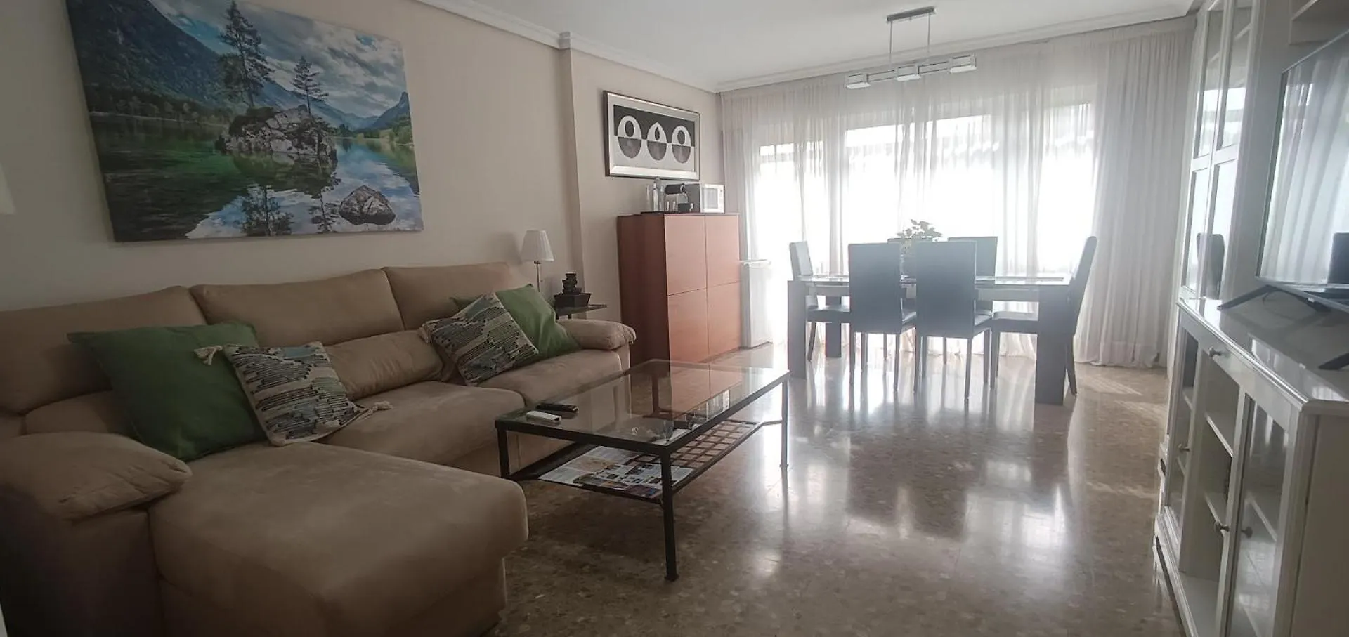 Bright apartment facing the river, Plaza España Sevilla 0*,  España